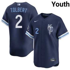 Navy Tyler Tolbert The Crowns MLB #2 Youth City Connect Jersey 737039-790 - Image 1